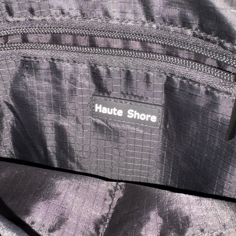 Haute Shore Neoprene Crossbody Bag Full size with Top and Front Zipper entries - Picture 5 of 7